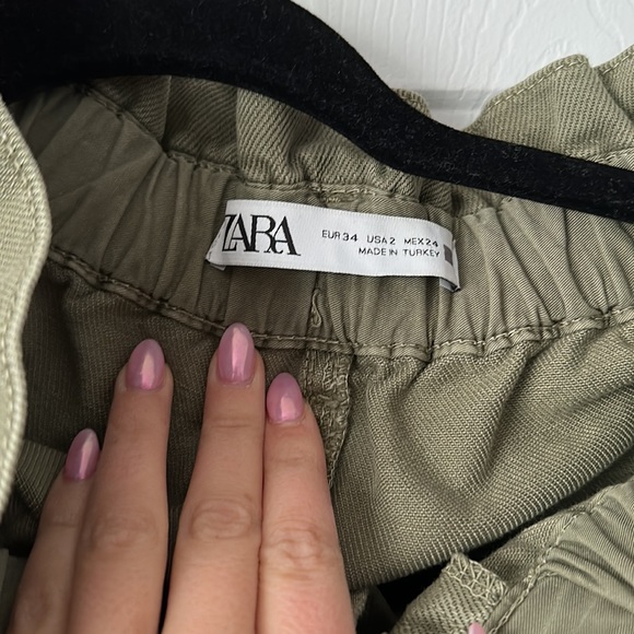 Zara green pants - Picture 3 of 4